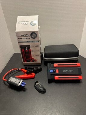 TACH Red and Black 3-in-1 Jump Starter Power Bank